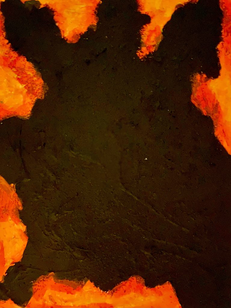 Black and orange